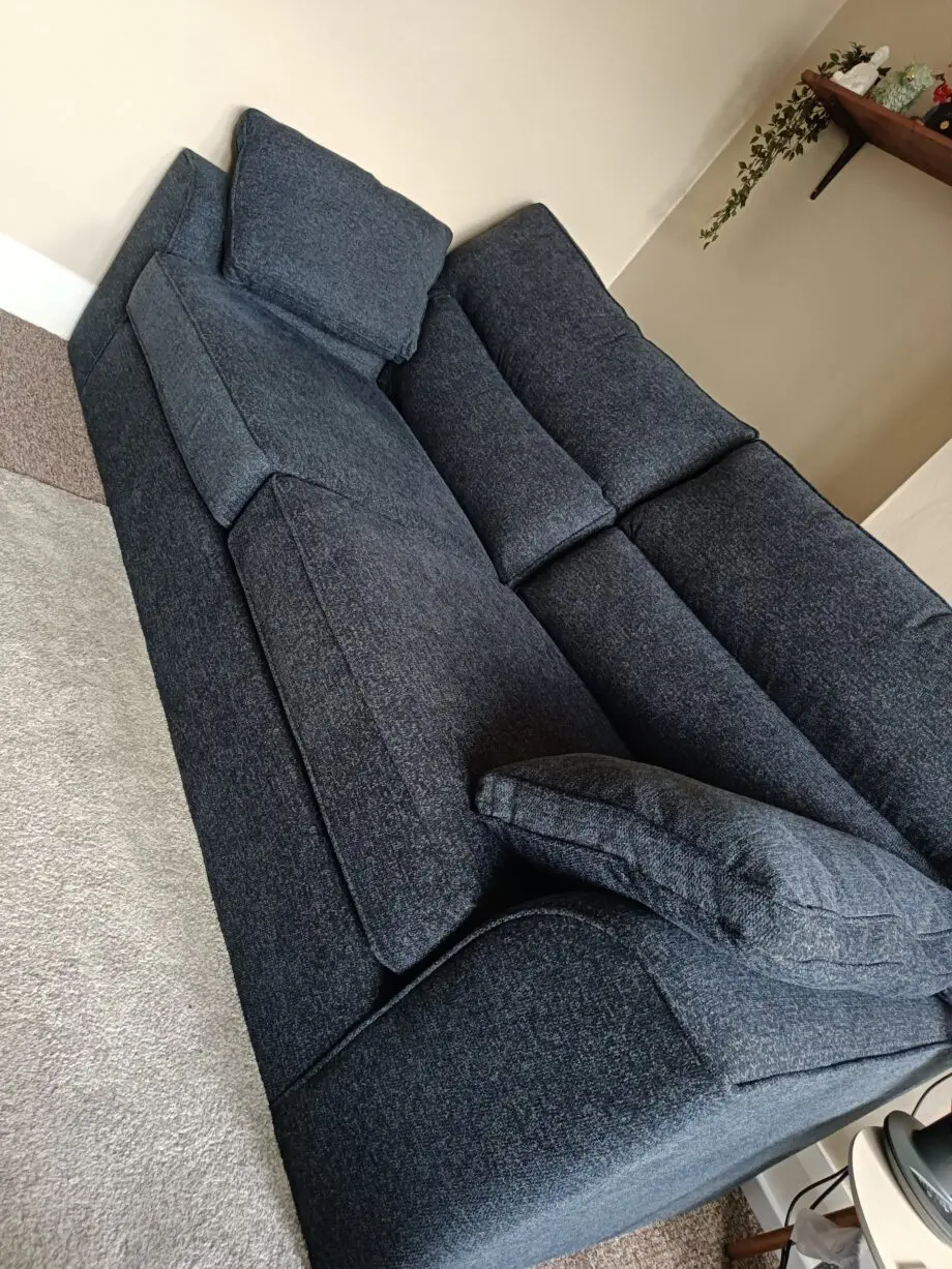 Next Navy, Large Stamford High Back Sofa
