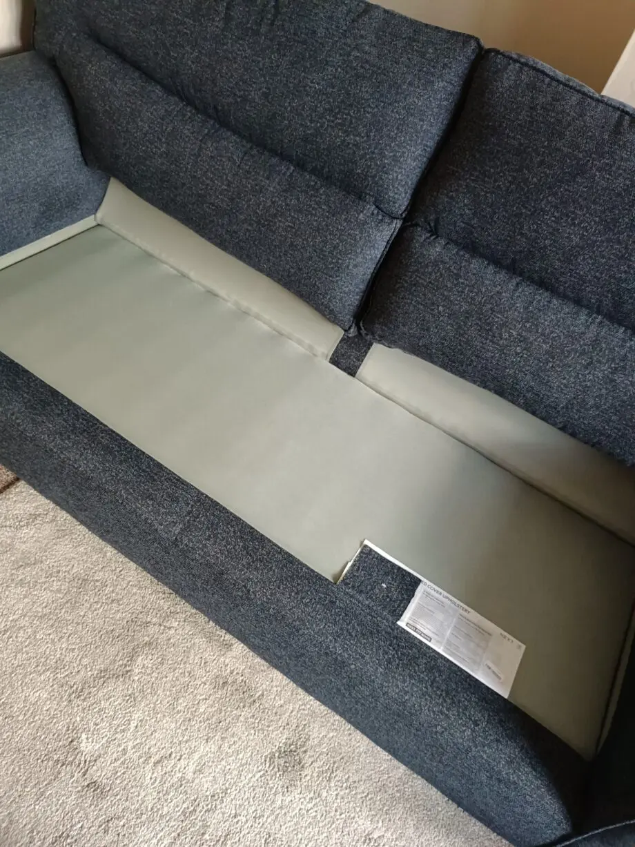 Next Navy, Large Stamford High Back Sofa