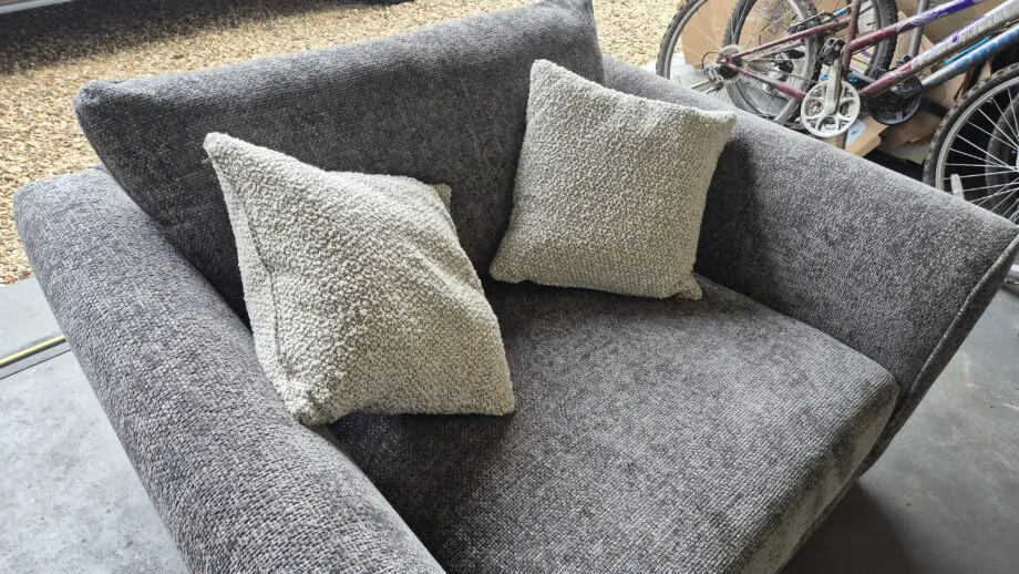 DFS Saphina Cuddler sofa in Charcoal (Brand New)