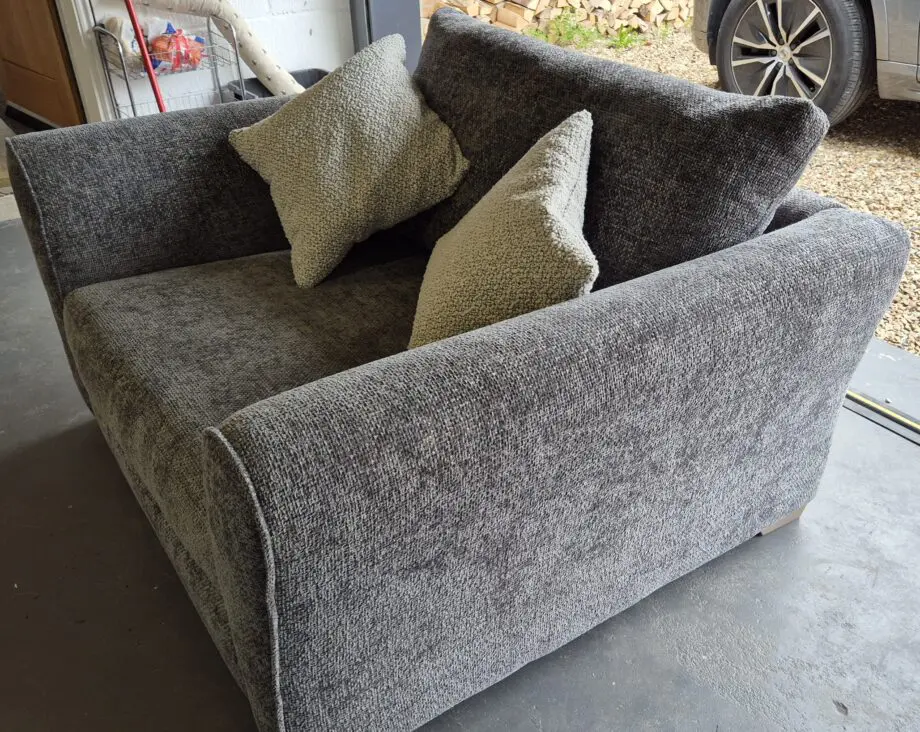 DFS Saphina Cuddler sofa in Charcoal (Brand New)