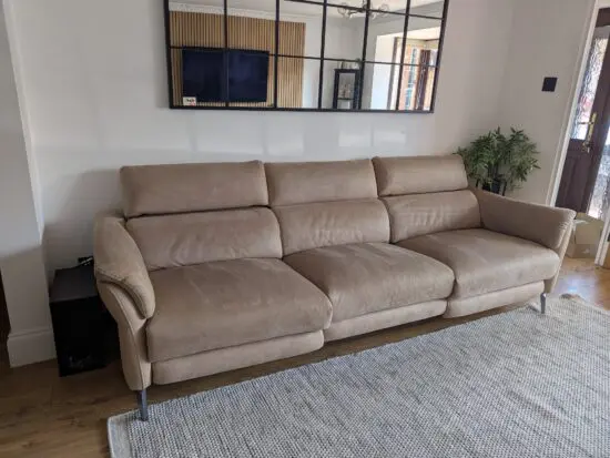 Sofology Taupe Missouri 4 Seater Sofa