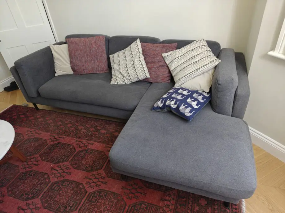 Swoon Anthracite Corner Sofa