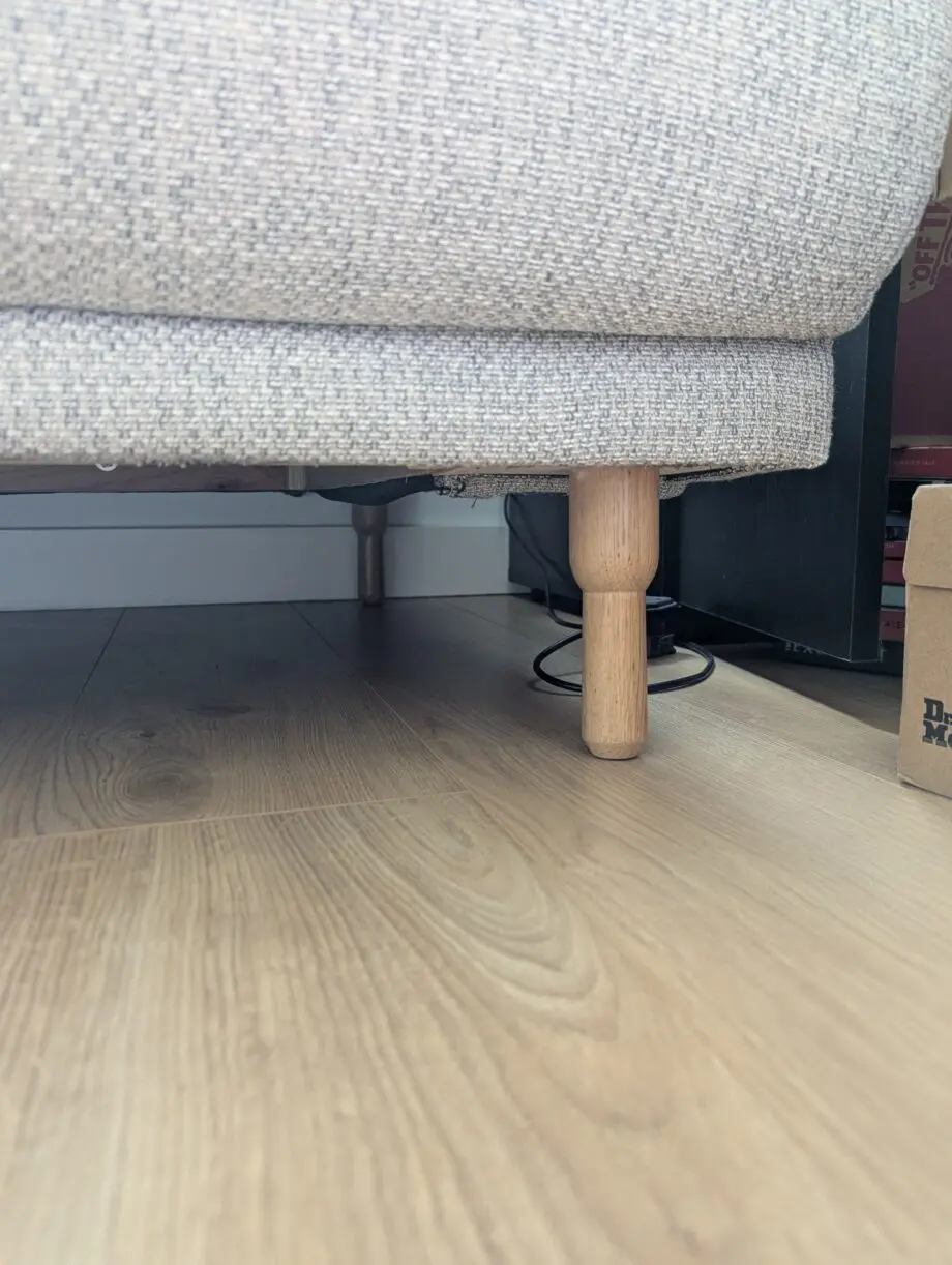 Ikea light grey LANGARYD sofa