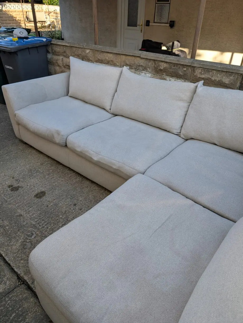 Barker and Stonehouse grey corner sofa
