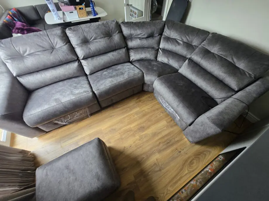 scs Brand new grey corner sofa