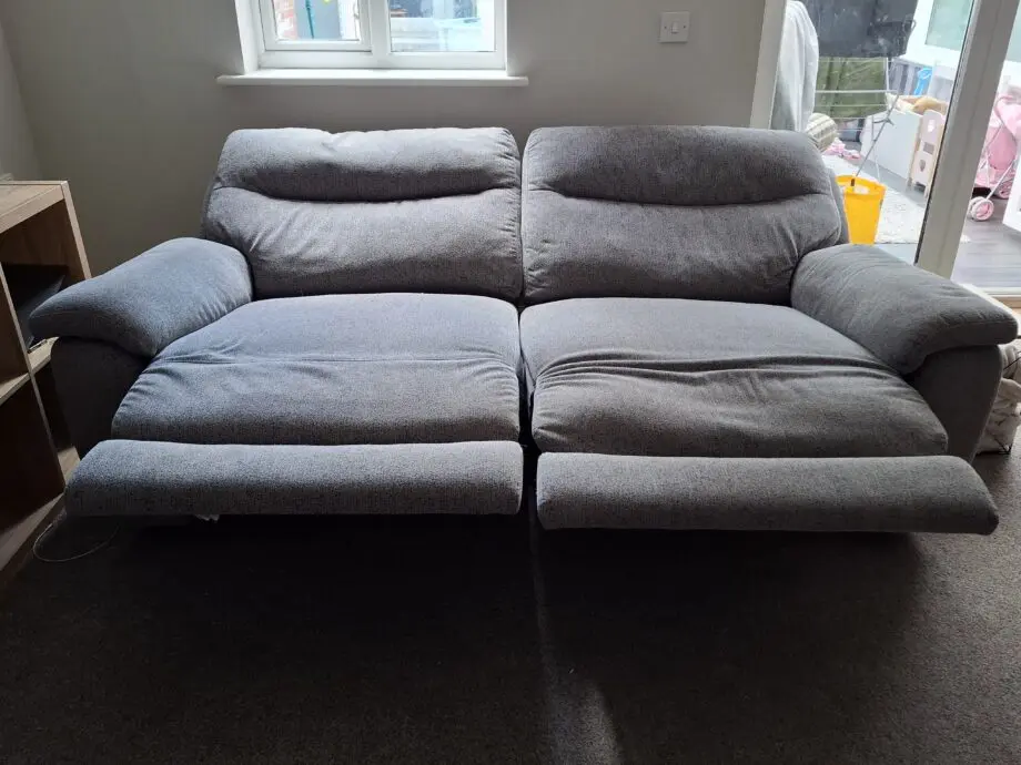 DFS grey sofa