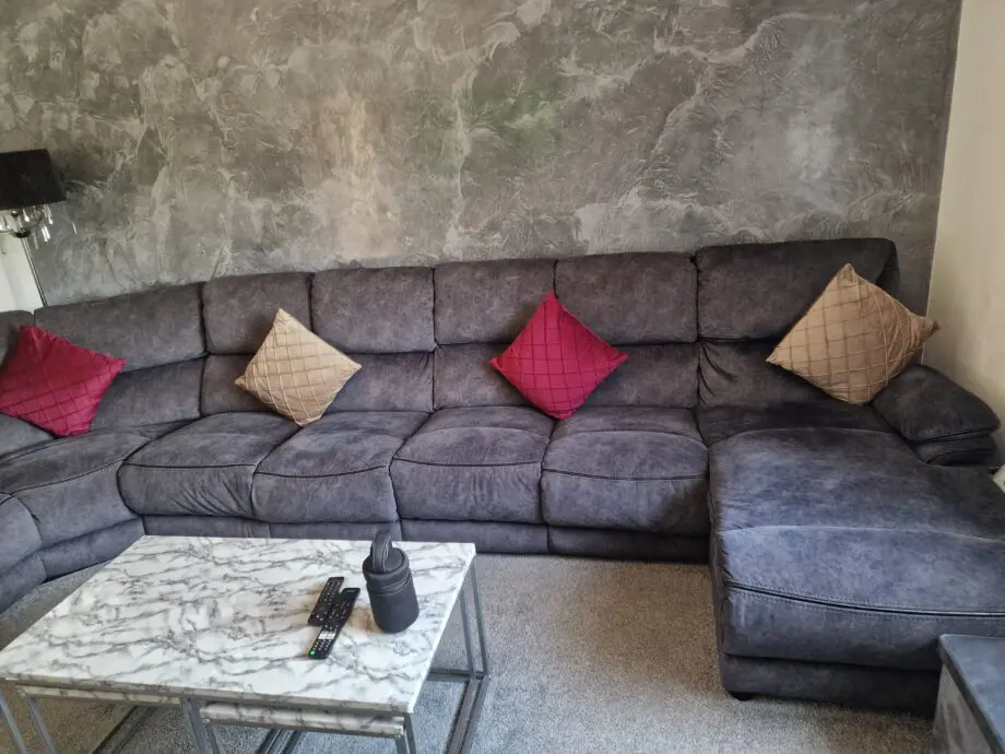 Grey corner sofas