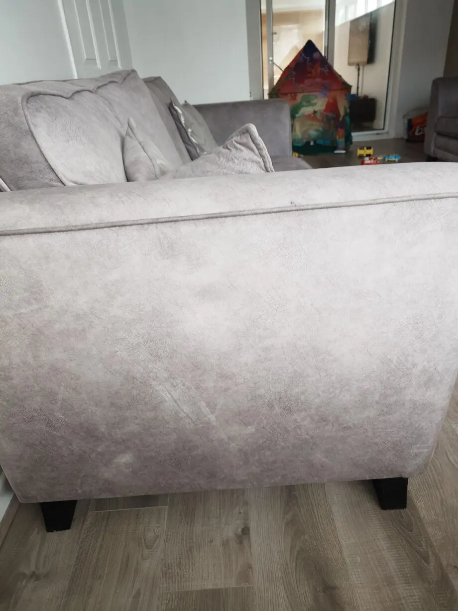 Laurence Llywellyn Bowen grey sofa