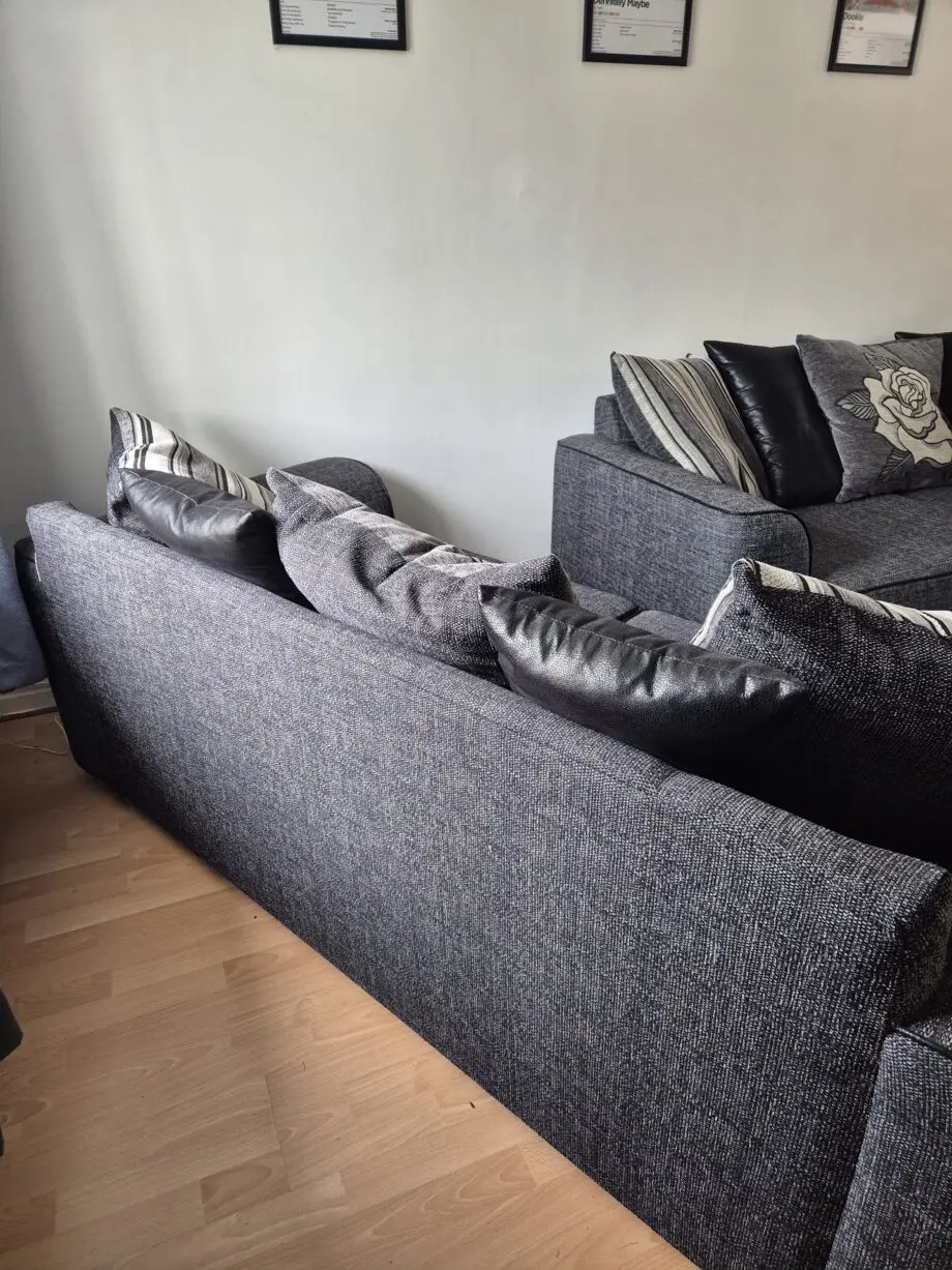 SCS Dark grey/Charcoal 3 seater sofa