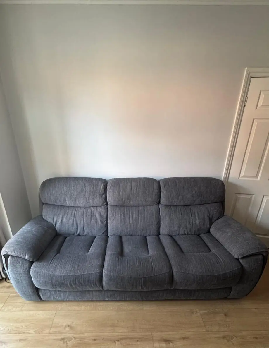 DFS grey 3 seater sofa