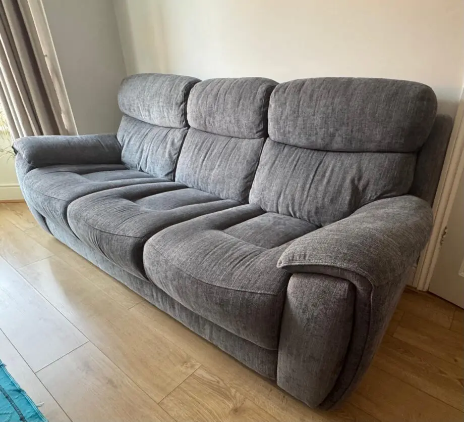 DFS grey 3 seater sofa