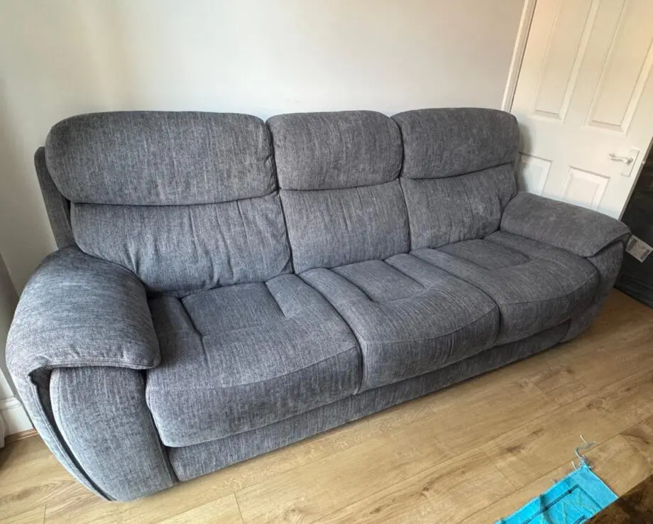 DFS grey 3 seater sofa