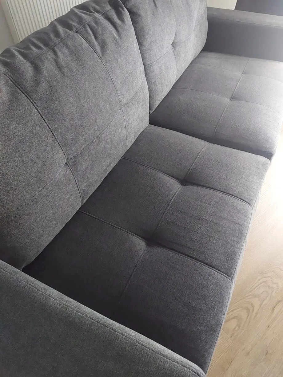 Dark Grey Large 2 Seater Couch & Single Chair
