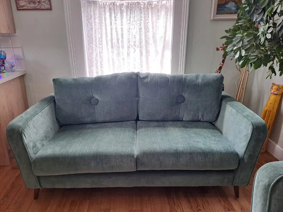 DFS - French Connection - Carlisle in Moss colour - 3 seater sofa