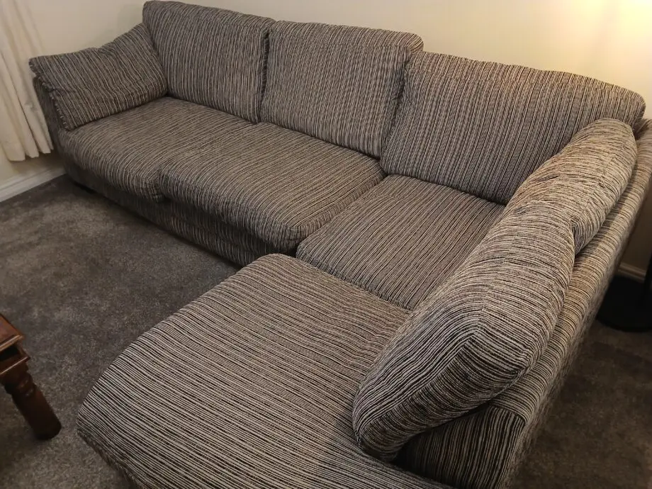 DFS Black Grey SMEATON FB LHF ARM O/END CNR