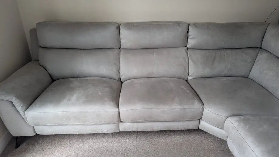 Furniture Village Contempo Blueish Grey Right Hand Corner Sofa