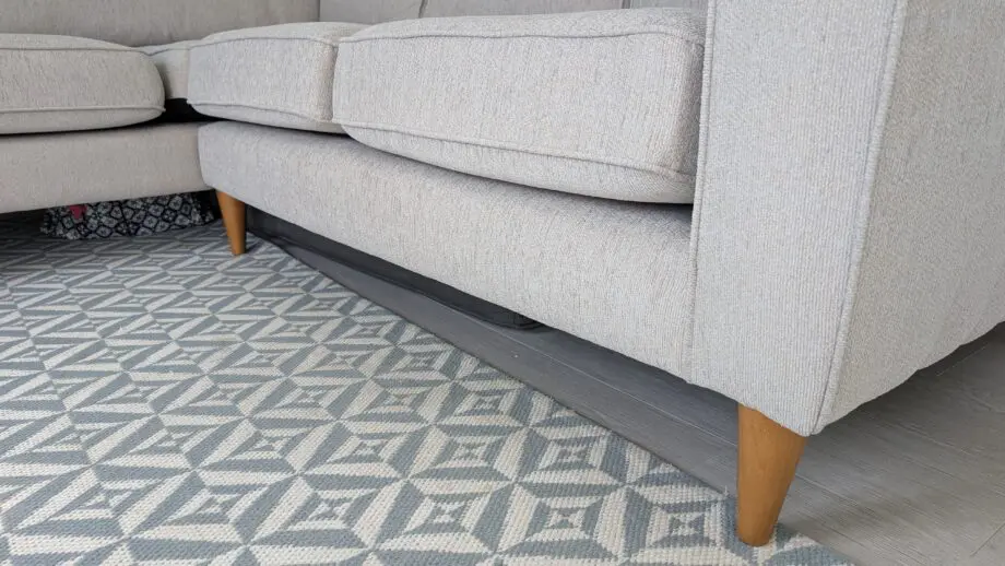 Oak Furniture Land Right Hand 3 Seater Corner Sofa AS NEW