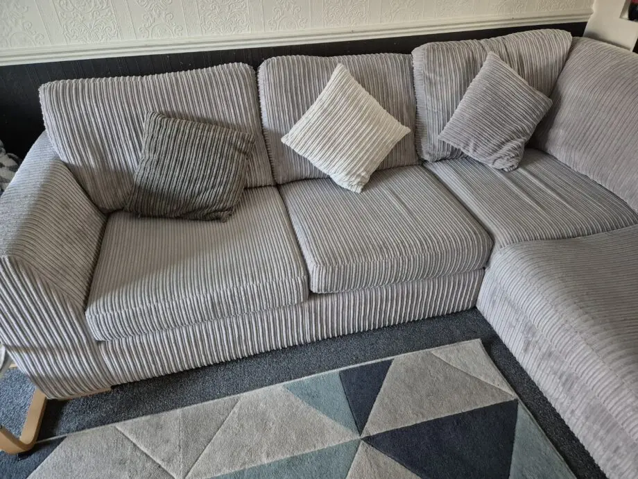 Dfs Corner sofa and footstool