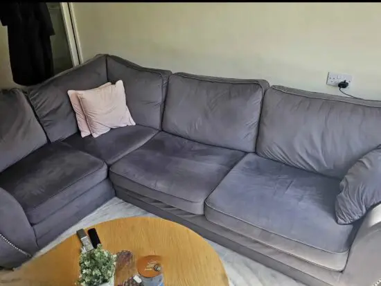 Grey corner sofa
