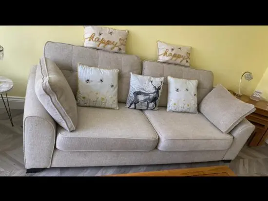 DFS 4 seater sofas and 1 seater armchair