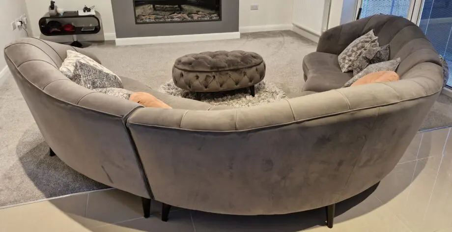 Sofology curved corner classic sofa