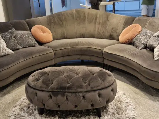 Sofology curved corner classic sofa