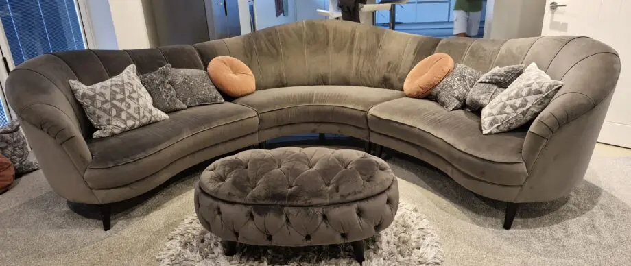 Sofology curved corner classic sofa