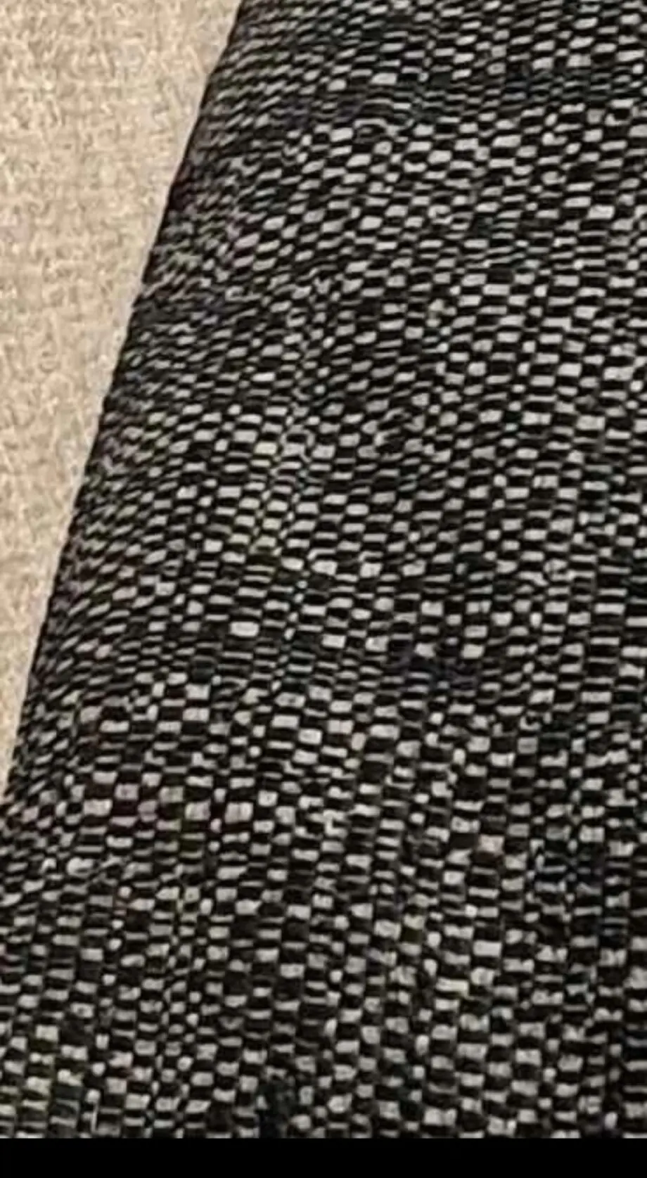 Grey/beige 2 seater wool sofa from Furniture Village