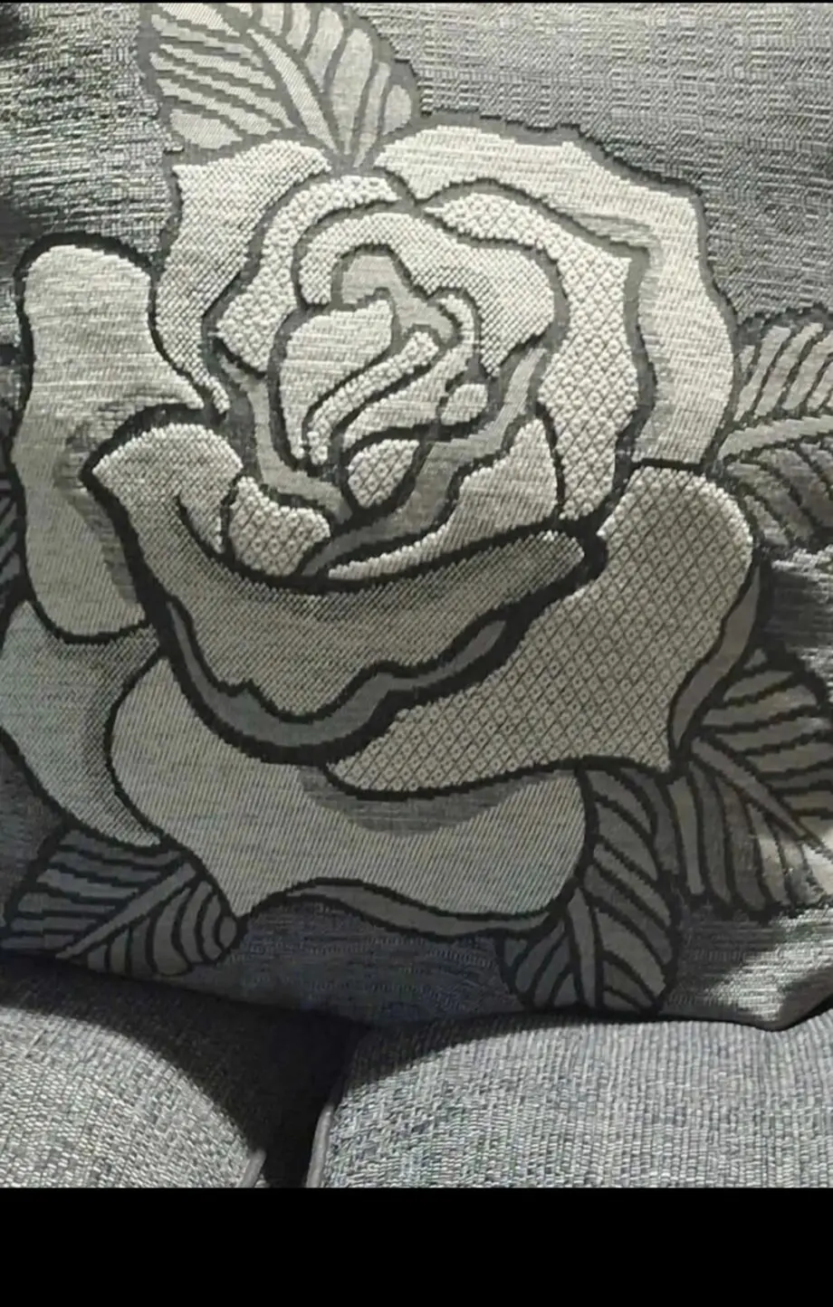 Grey/beige 2 seater wool sofa from Furniture Village