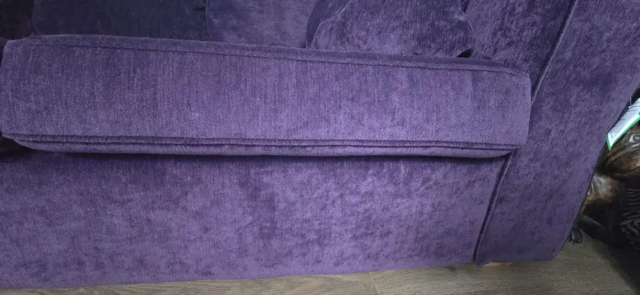 Anita Fabric Sofa Bed 3 seater with pullout bed purple