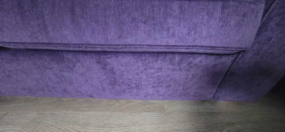 Anita Fabric Sofa Bed 3 seater with pullout bed purple