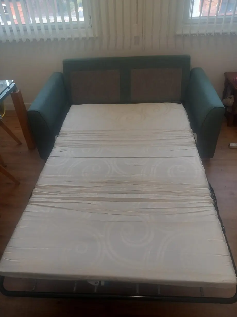 DFS 2 Seater Sofa Bed (colour 'Sky')