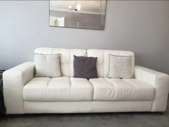 Three-piece Sofology white sofa set