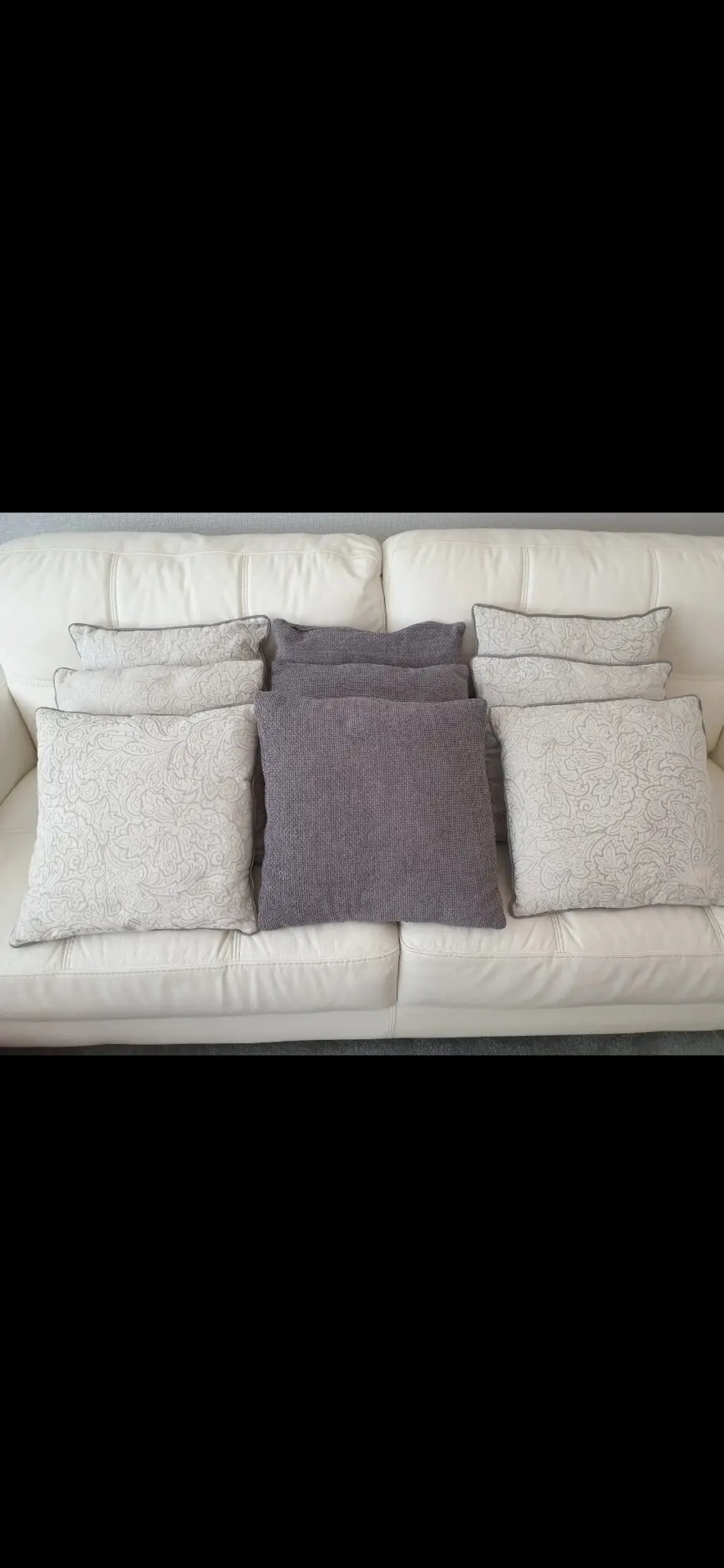 3x Sofology white sofas set (cushions included)