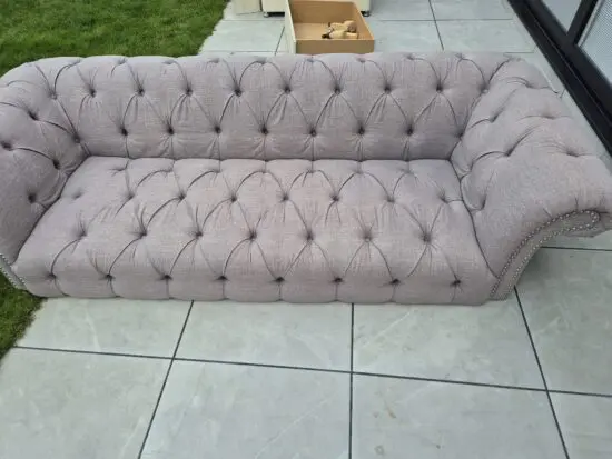 Grey 3 seater sofa
