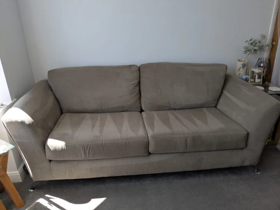 SCS Grey 3 seater sofas