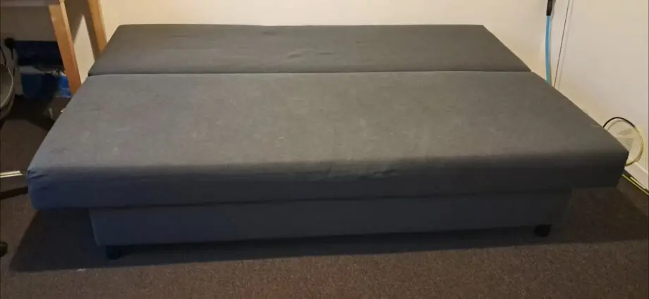 ÄLVDALEN - 3 seat sofa bed (knisa dark grey)