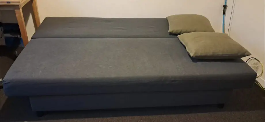 ÄLVDALEN - 3 seat sofa bed (knisa dark grey)