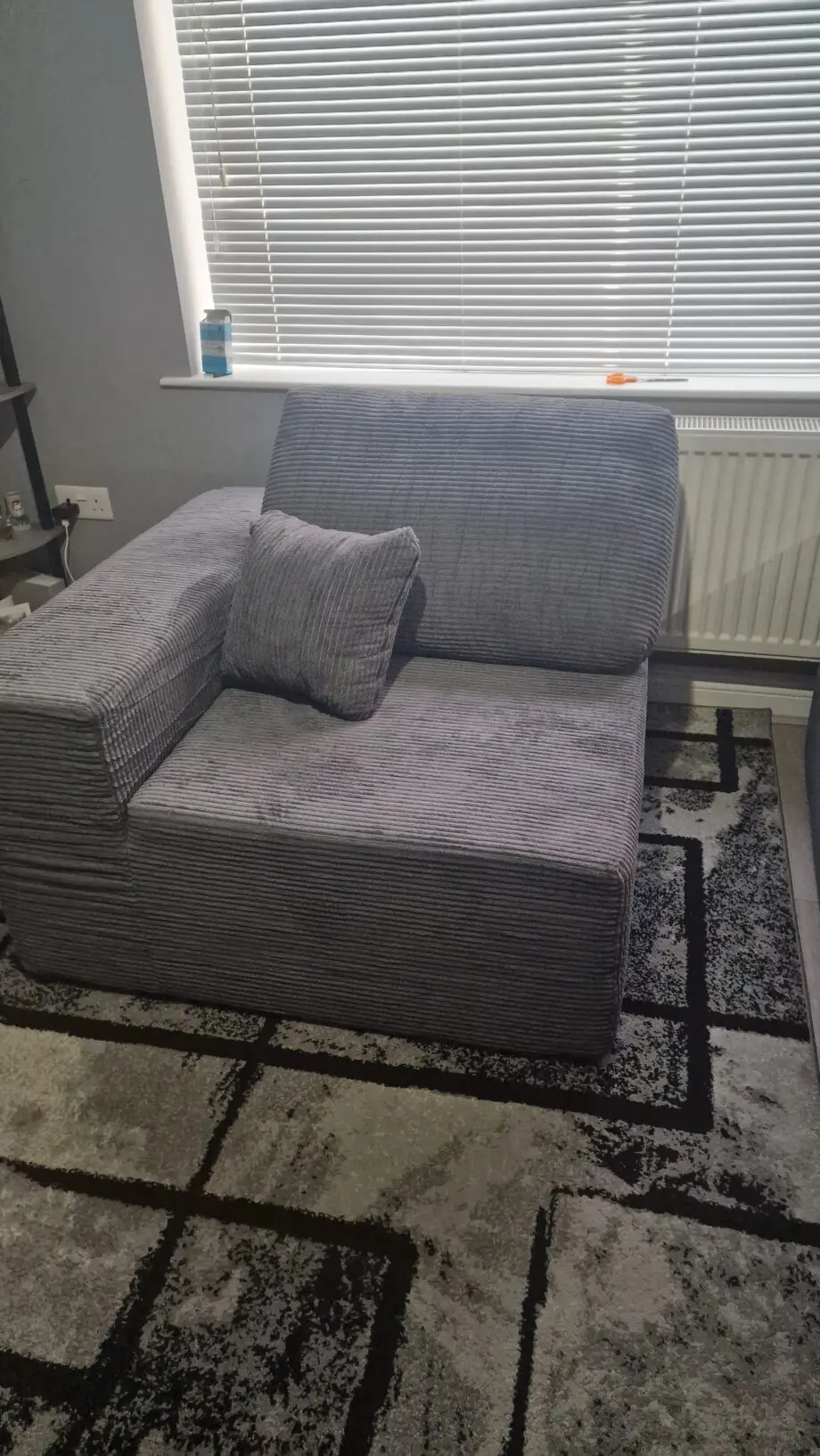 Single Grey Sofa Module