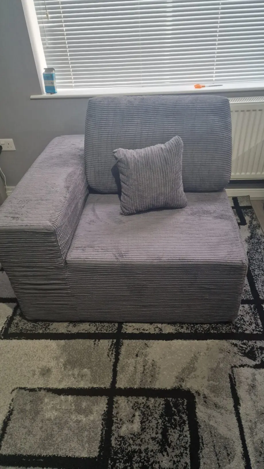 Single Grey Sofa Module