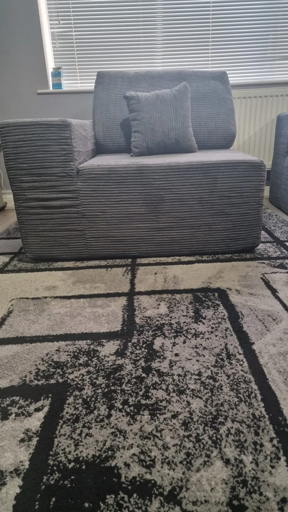 Single Grey Sofa Module