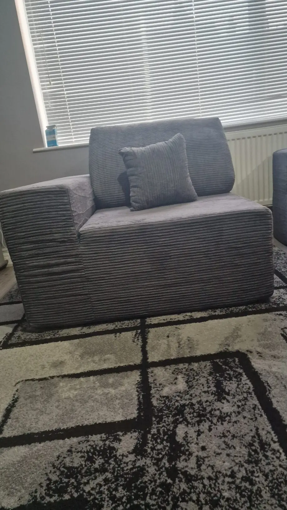 Single Grey Sofa Module
