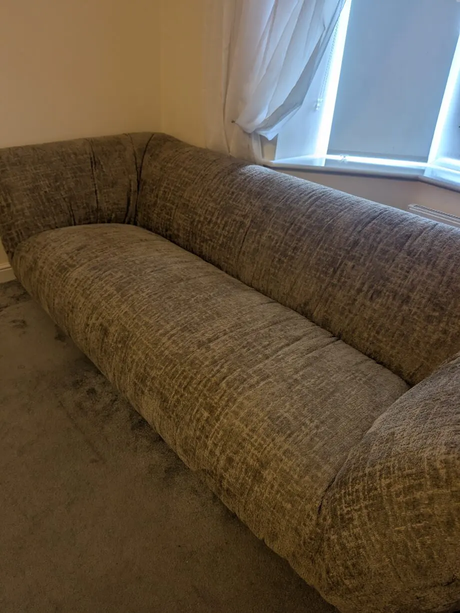 Natural ombra fabric sofa sets