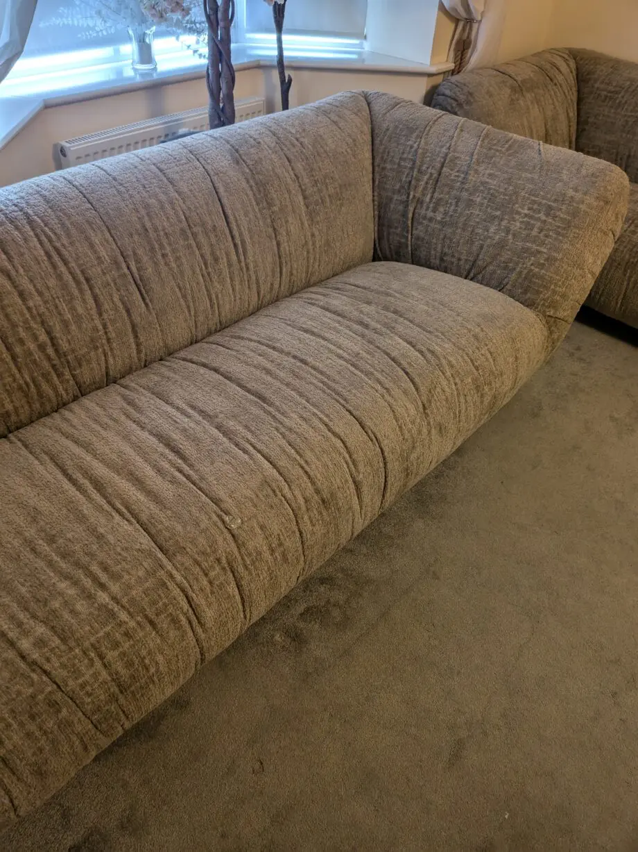 Natural ombra fabric sofa sets