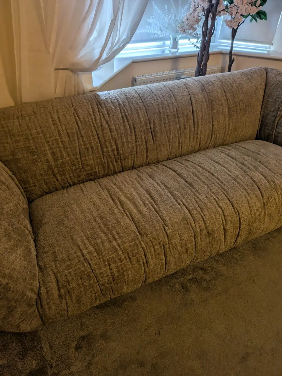 Natural ombra fabric sofa sets