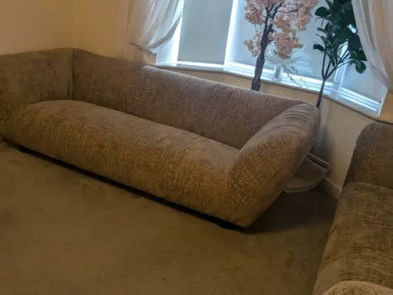 Natural ombra fabric sofa sets