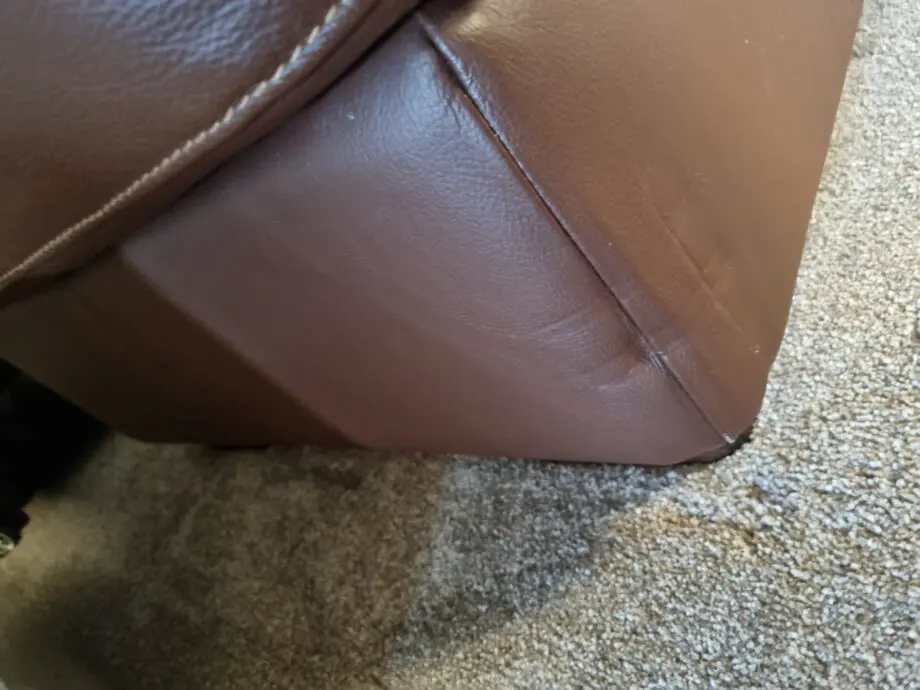 Dfs light brown and chocolate colour sofa