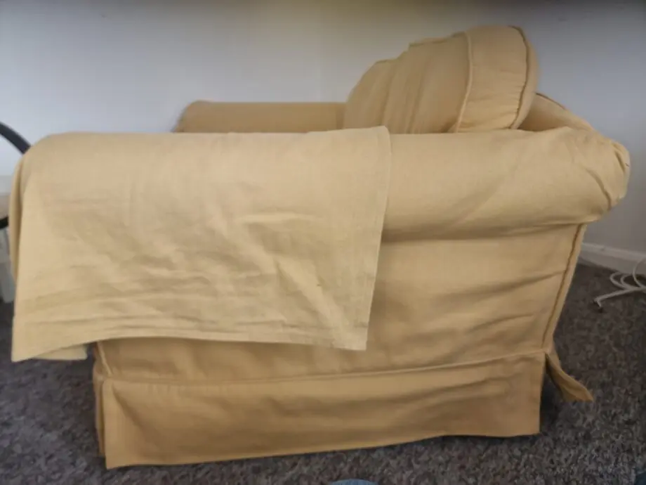 2 seater Cream sofa