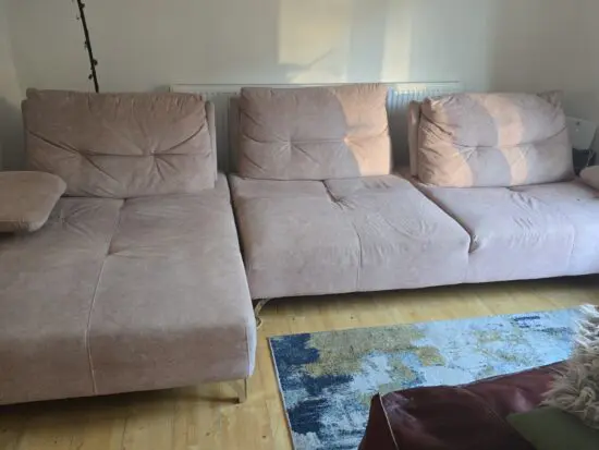 Modern Light Beige Corner Sofa - MSofas