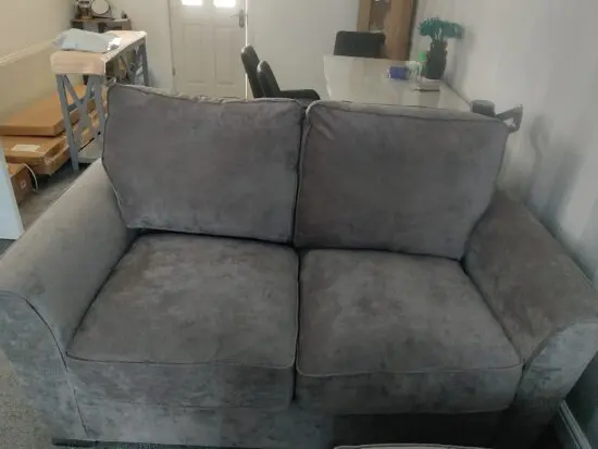 Grey sofa bed